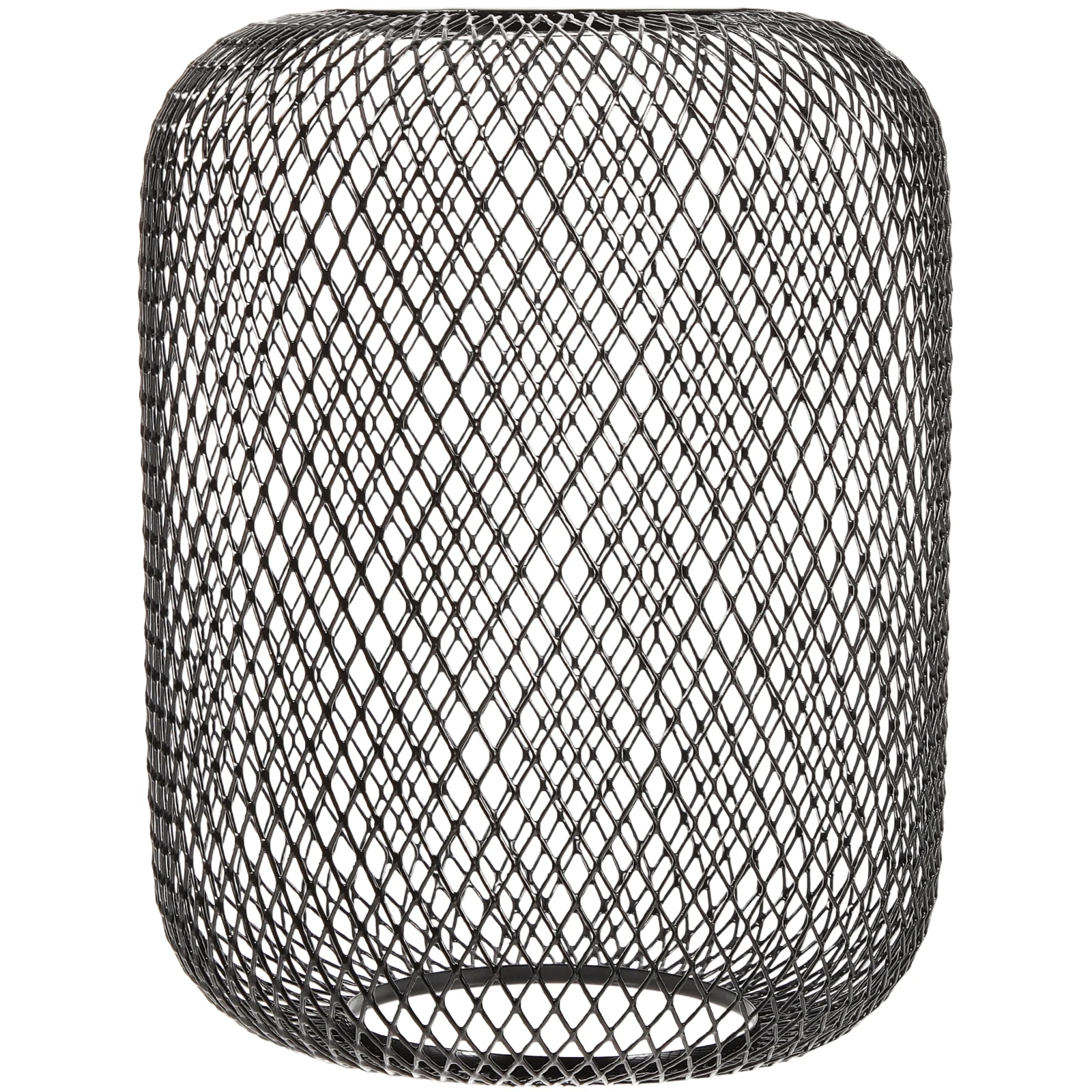 Paralume moderno in metallo 150x210 Finitura nera Paralumi decorativi durevoli per la cucina del ristorante del bar di casa