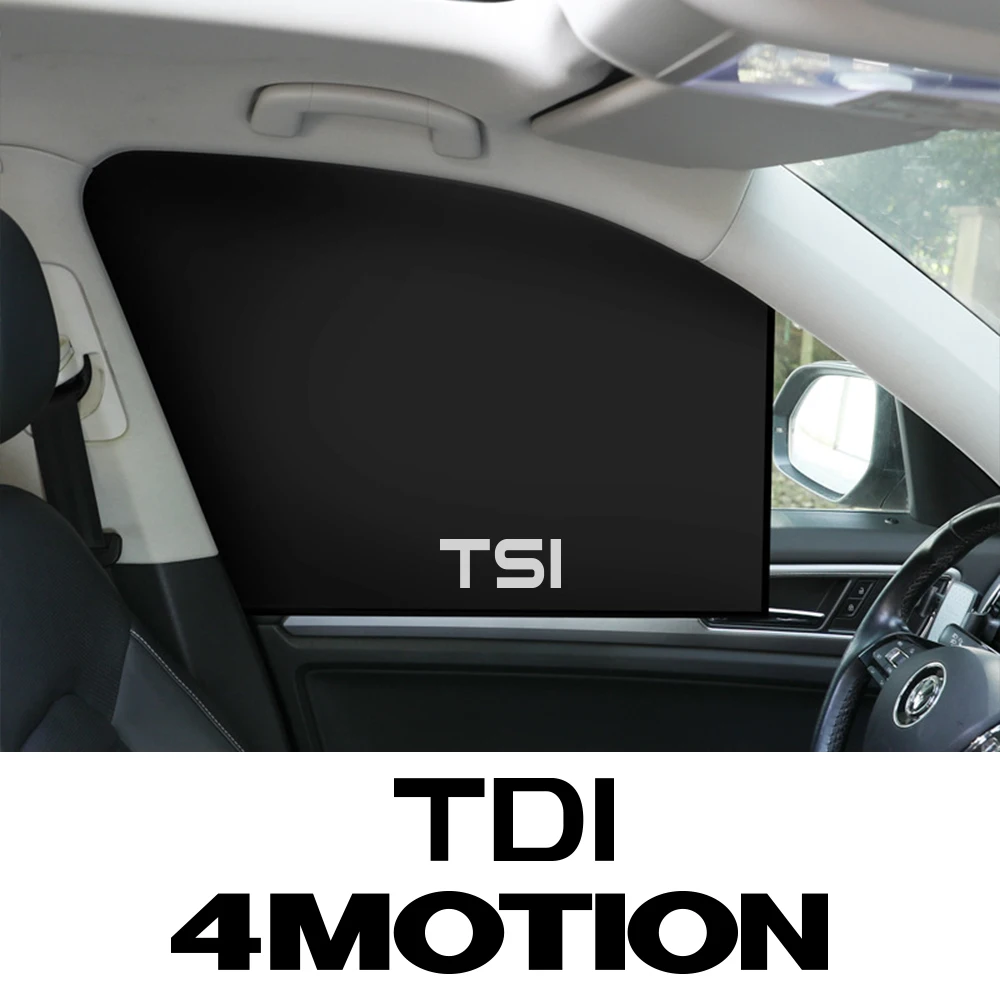 امتصاص مغناطيسي قوي للسيارة ، ستائر نافذة قابلة للطي لـ our ، TDI ، 4 moto ، بولو ، تيغوان ، جولف 7 ، توران بورا سي سي ، إكسسوارات سيارات #1