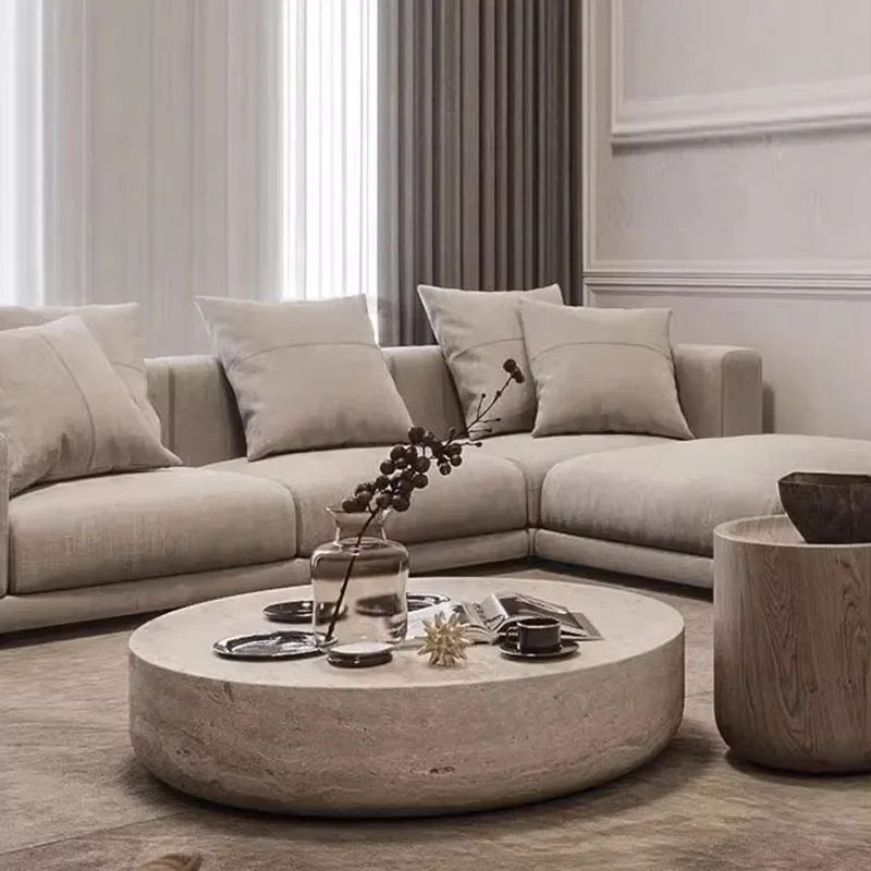 Luxury Nordic Coffee Table Living Room Modern Simple Designer Side Table Aesthetic Center Service Mesa Auxiliar Home Furniture image 6