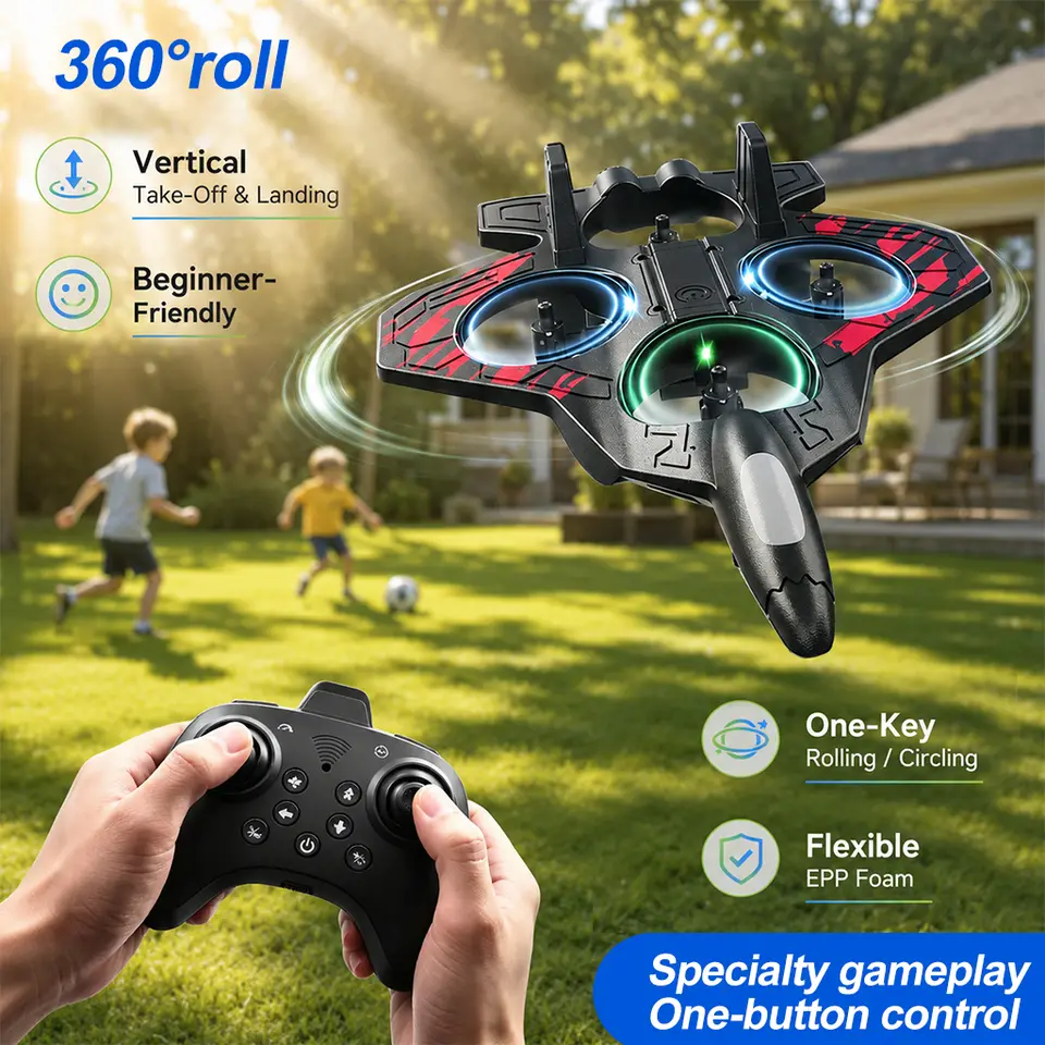 EPP Foam Mini Stunt Drone with 360° Circling and 2.4G Remote Control