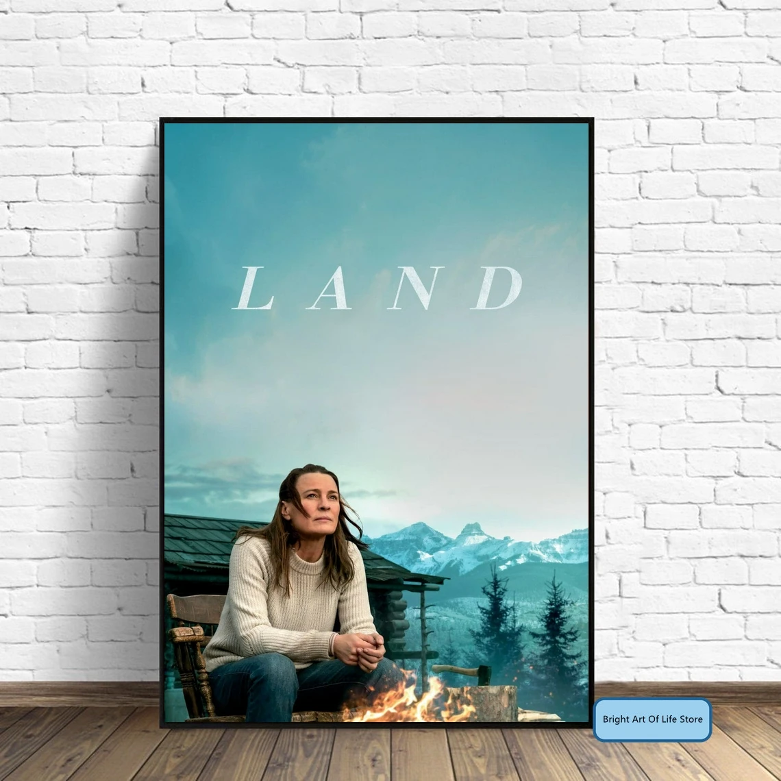 

Land (2021) чехол для плаката из фильма, фотопечать на холсте, настенное искусство, домашний декор (без рамки)