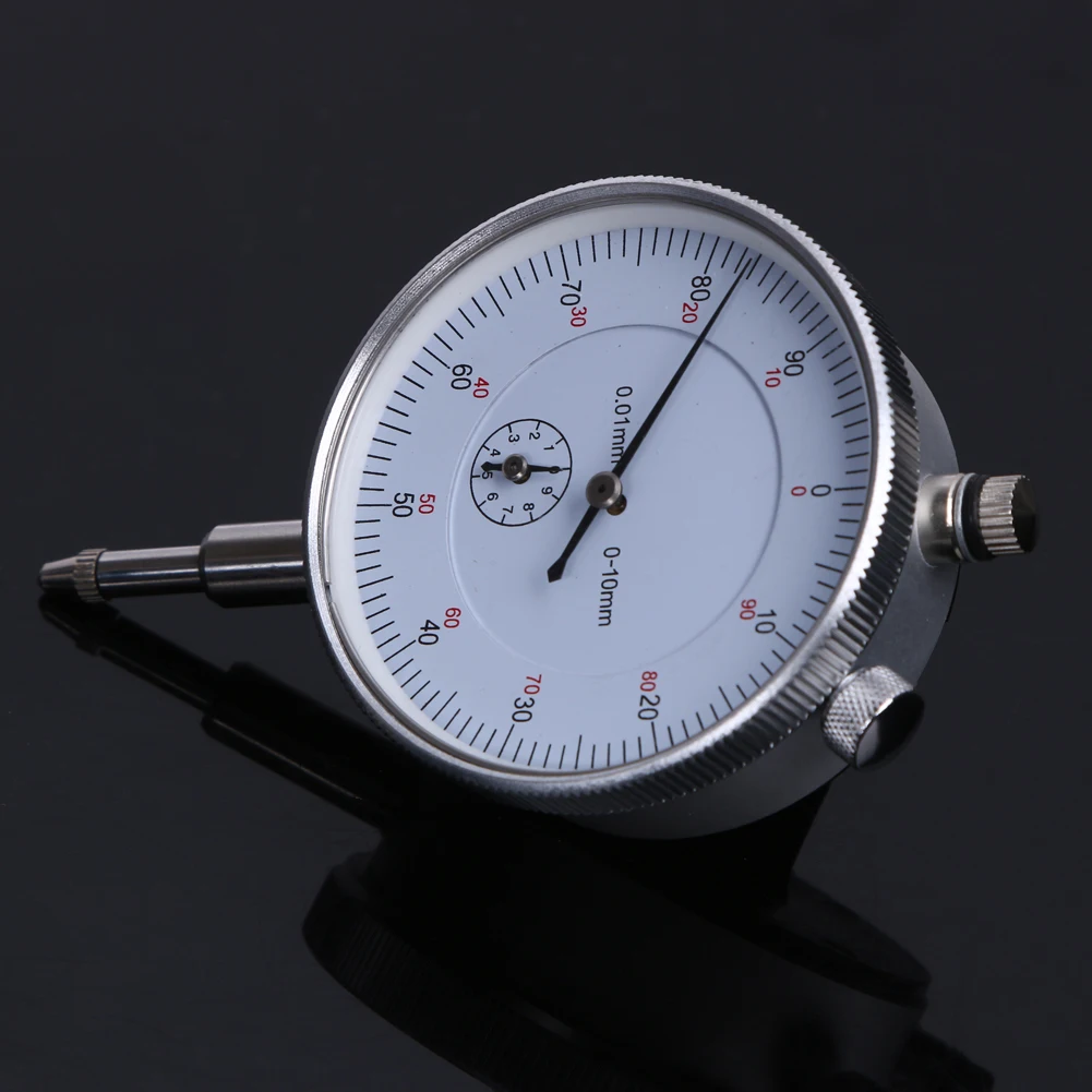 0-10mm Dial Indicator 0.01 Resolution Micrometer Precision Meter Dial Test Indicator Accuracy Measurement Instrument Tools