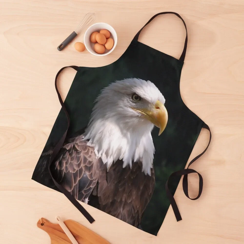 Bald Eagle Apron For Women Kitchen Goods For Home And Kitchen Men gift Apron