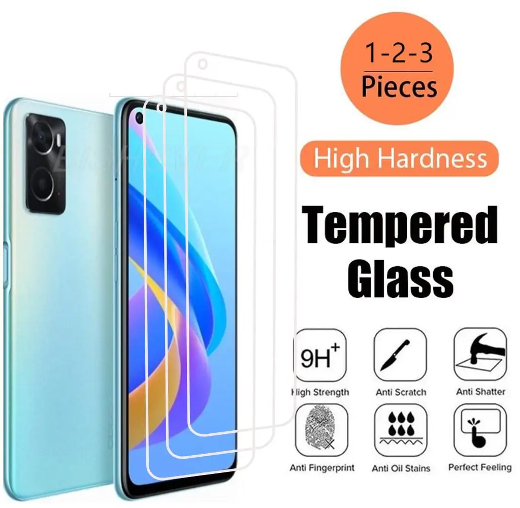 Tempered Glass For OPPO A36 F21 Pro A96 K10 4G A57 5G A16e A76 Find X5 Lite Reno6 OPPO Reno7 Z Screen Protective Cover Film