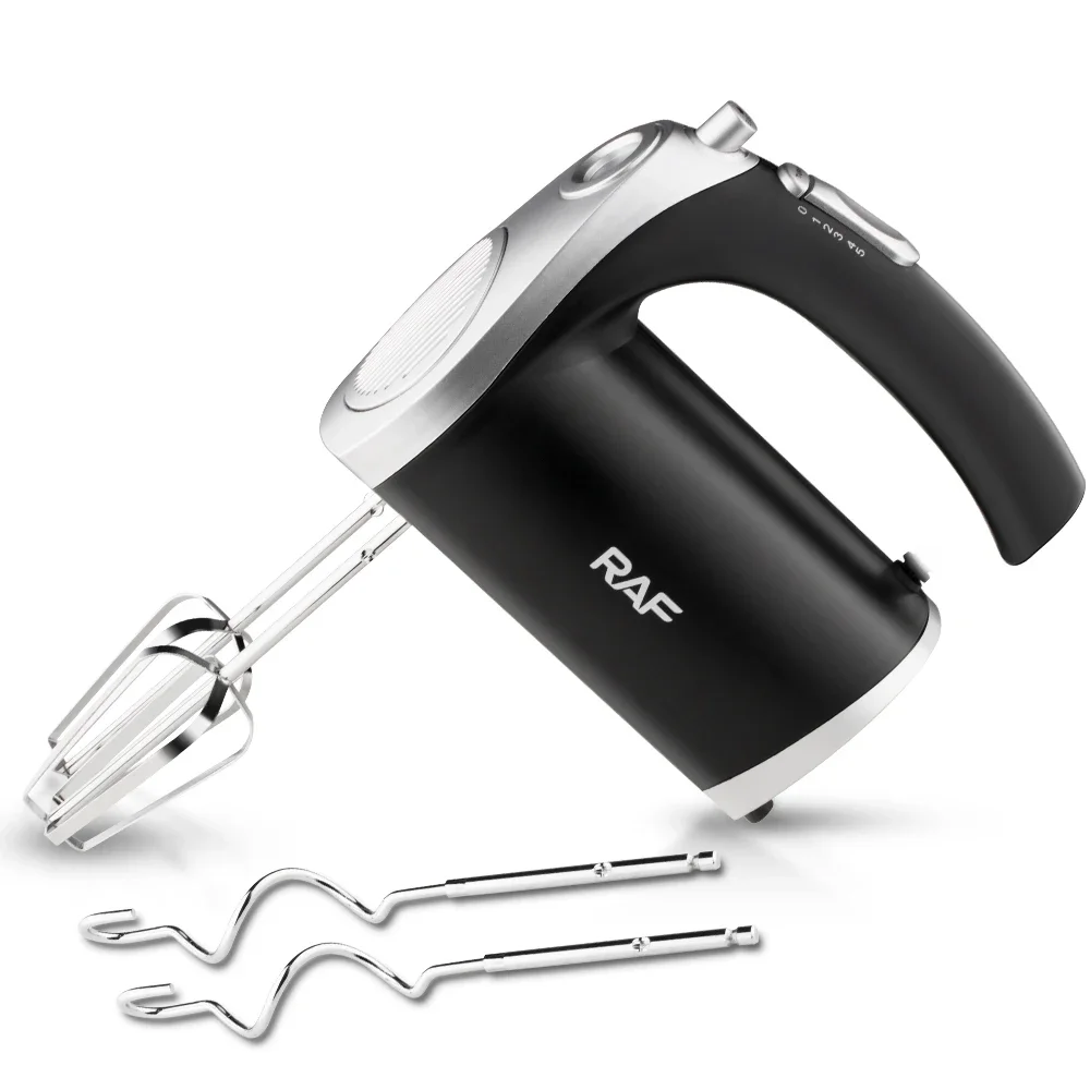 # for 2 Colors 800W Electric Egg Beater Dough Hand 5 Speeds Hand Mixer Food Mixers With Double Rod Stirring Black/white