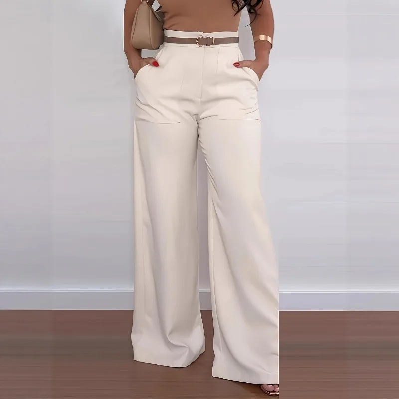 Spring 2026 Suit Pants Wide-leg Women's Trousers