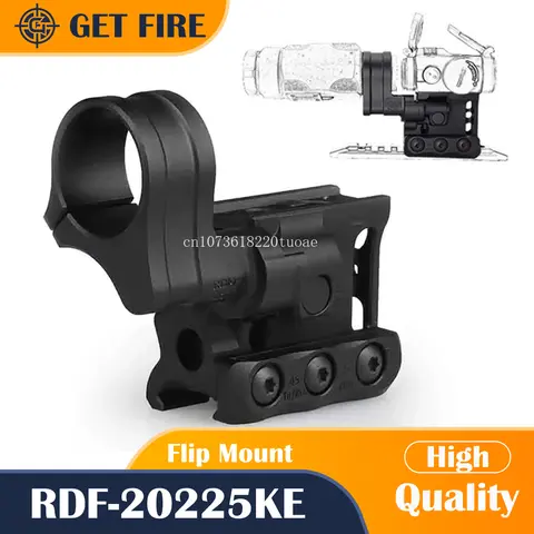 NEW RDF-20225K PPT 스코프 하이브리드 마운트 CNC 기술 레드 닷 마운트 및 확대경 세트 사냥용 마운트 OS24-0263