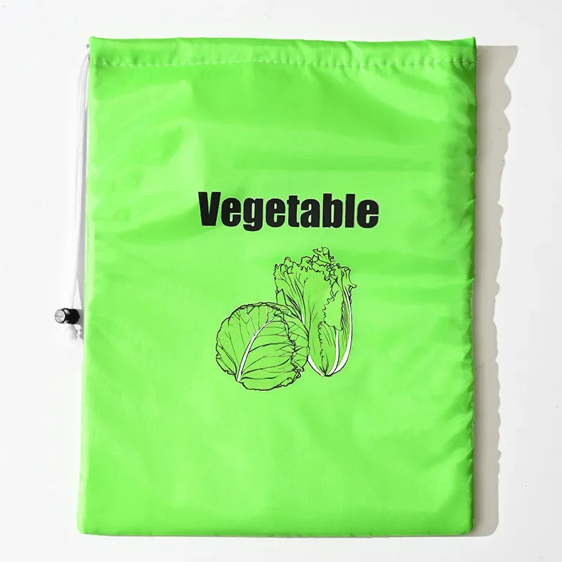 ‌ Geïsoleerde Fresh-Keeper tas - Herbruikbare opbergorganizer voor bananen, sla en groenten (met trekkoord)