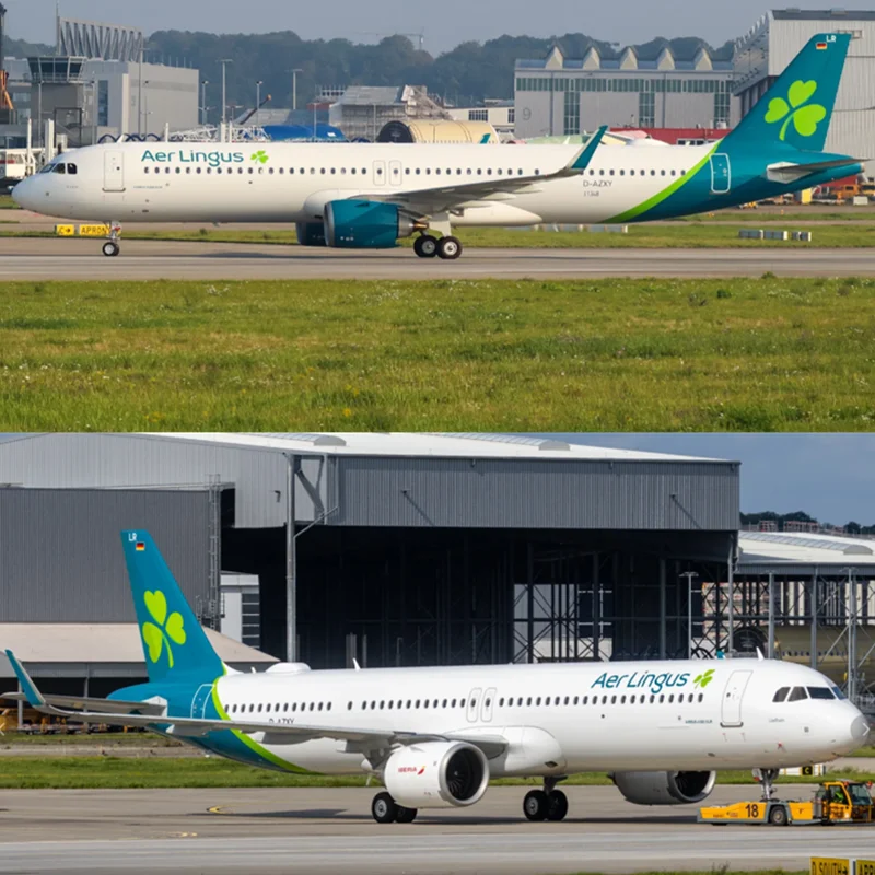 

New 1:200 Scale Ireland A321NEO Aer Lingus ABS Plastic Airplane Model Toys Aircraft Plane Assembly Collection Display