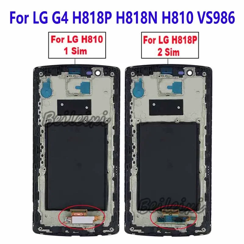 

For LG G4 Dual H818P H818N LCD Display Touch Screen Digitizer Assembly For LG G4 H810 H815T VS986 VS999 LS991 DS1402