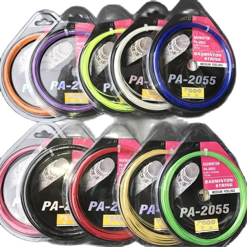 

5pecs/lot TOPO PA-2055 Badminton strings training badminton string,assorted color,tenstion 22-27 lbs