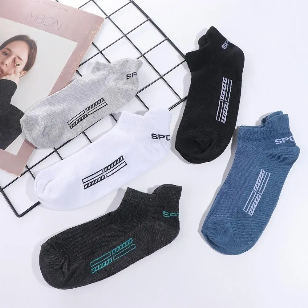 10 paia/lotto atletico moda estiva corto regali traspiranti calzini da uomo in cotone calzini alla caviglia calzini scollati calzini sportivi