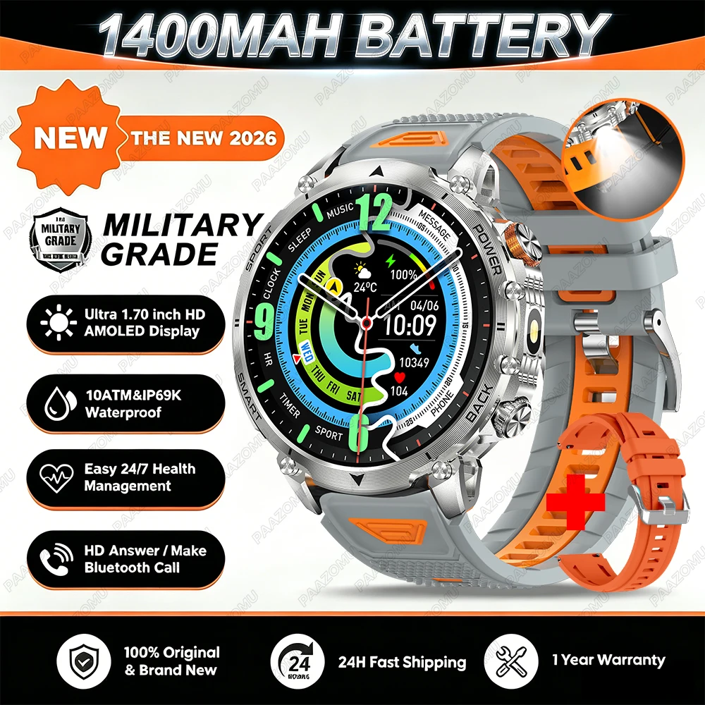 Men's Smart Watch with Long Battery Life
