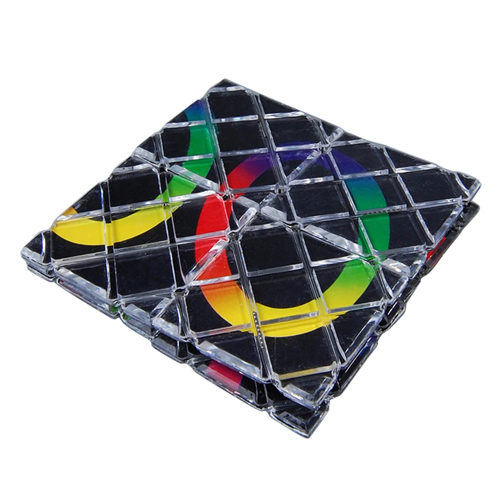 

Twisty Cubo Magic Складной пазл Cube Party Favor Twisty Puzzle Подарок на день рождения 8 панелей Складной пазл с 3 кольцами Подарок для детей