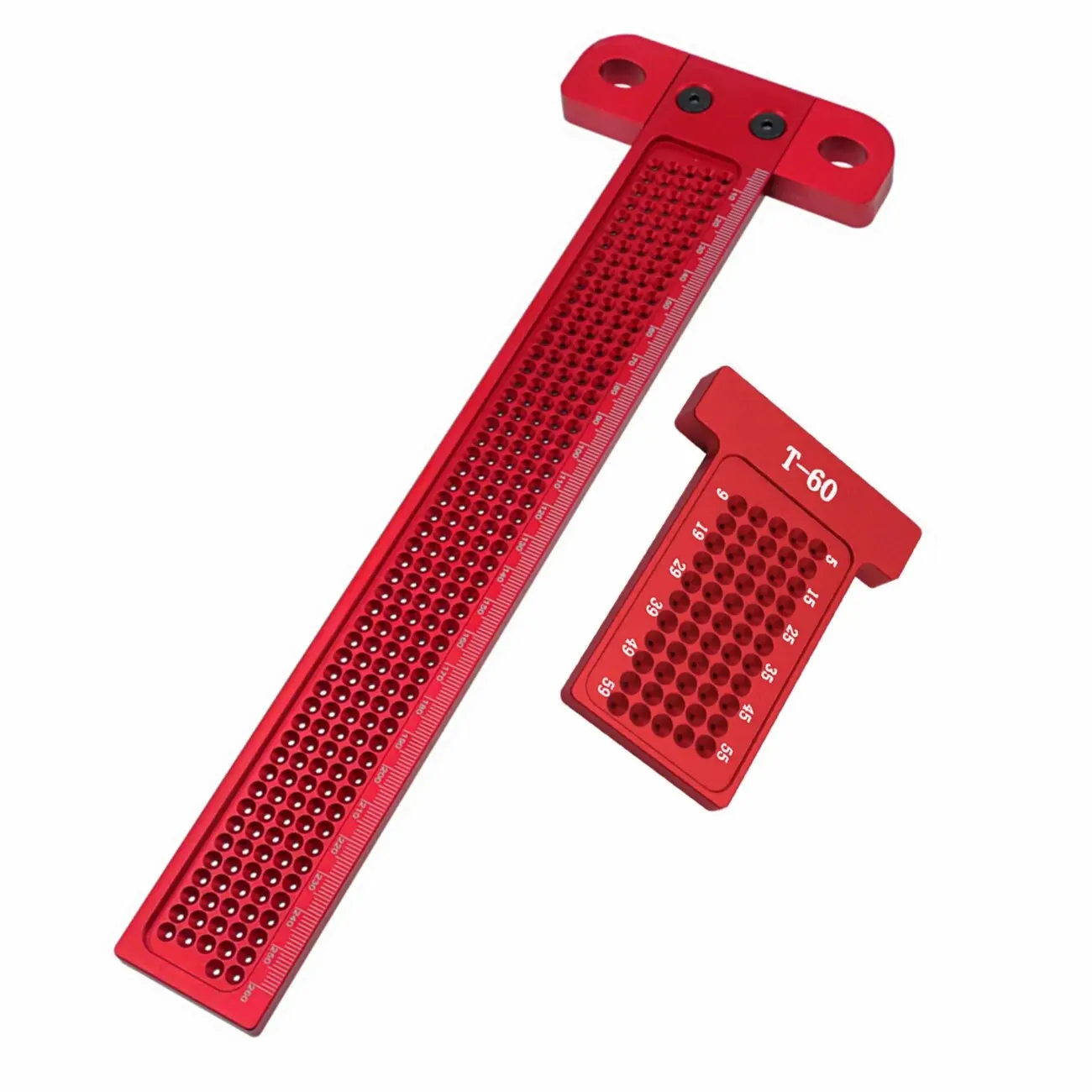 ไม้ Scribe 60-260 มม.T-type ไม้บรรทัด Scribing ไม้บรรทัดอลูมิเนียมวาดเส้นเครื่องหมายวัด DIY เครื่องมือวัด