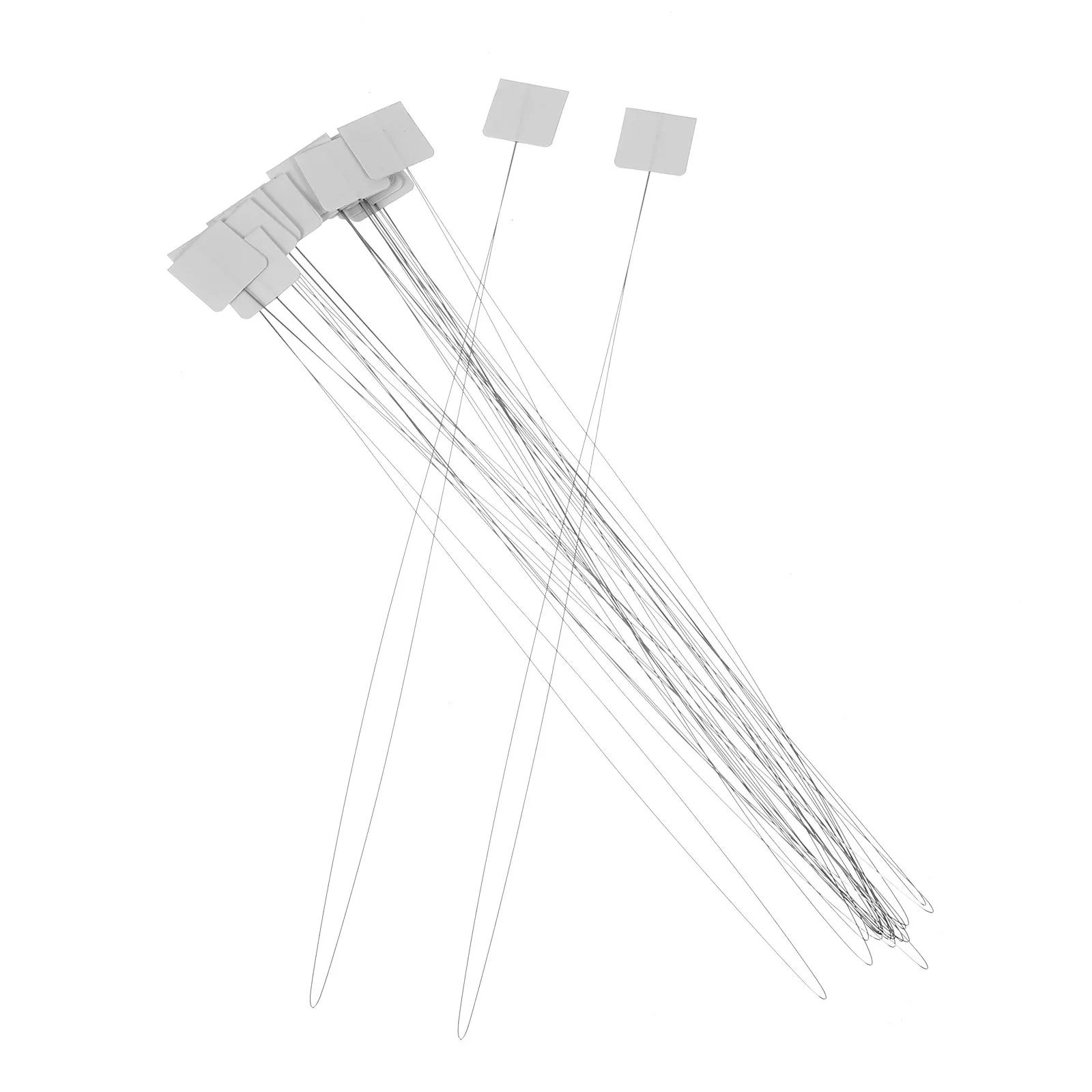 20 Pcs Crochet Threading Tool Embroidery Needle Threaders Long Cross Stitch Gadget Eye Knitting Needles Aid Floss