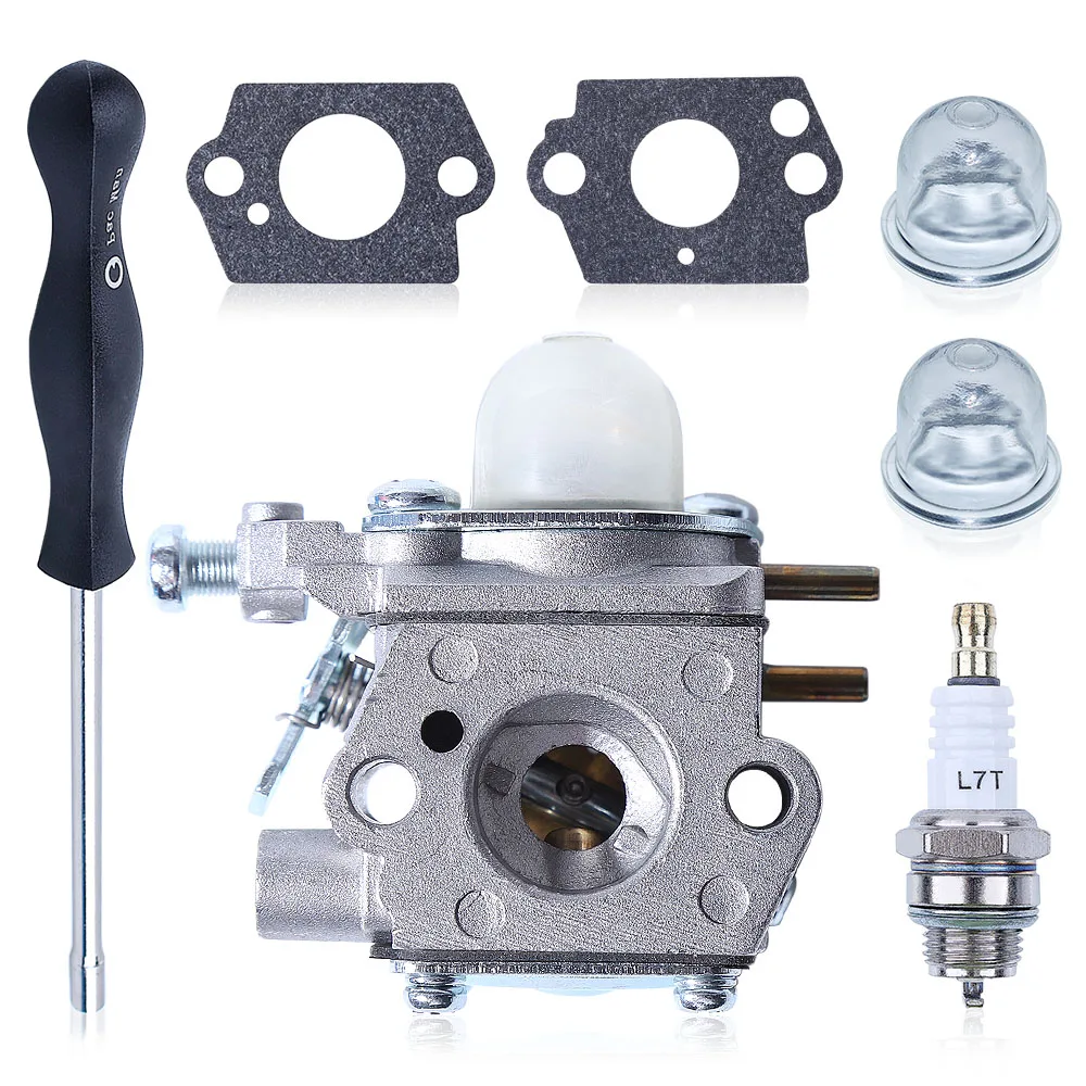 Carburador para troy-bilt TB2040XP TB21EC TB32EC TB80EC BL110 BL160 MTD 753-06190, 753-05133 w junta de herramienta de reparación de carburador