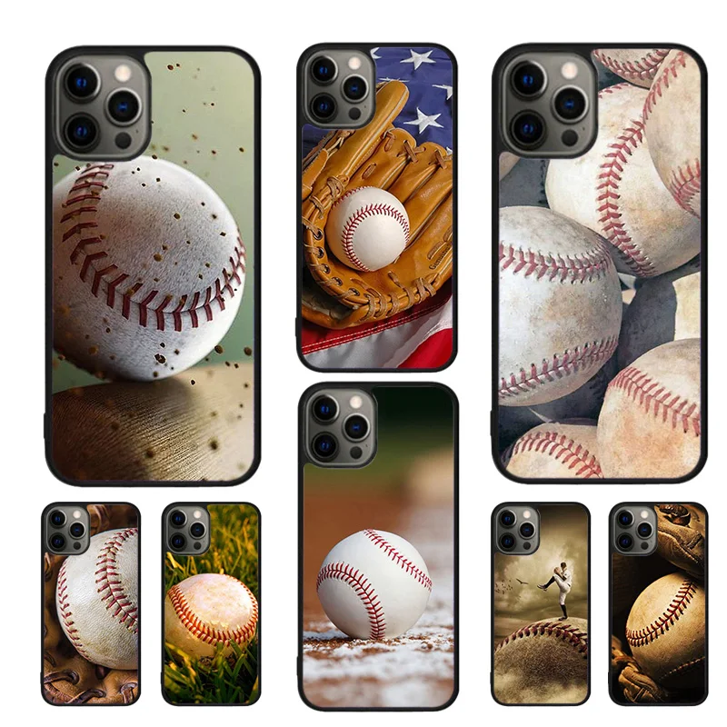 Baseball Mobile Phone Cases Cover For iPhone 16 15 14 12 13 mini 11 Pro MAX apple 6 7 8 Plus SE2020 Coque