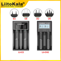 LiitoKala Lii-C2 LII-CH2 Lithium Battery Multifunctional Charger For 3.7V 21700 18650 26650 17500 1.2V AA AAA SC Batteries