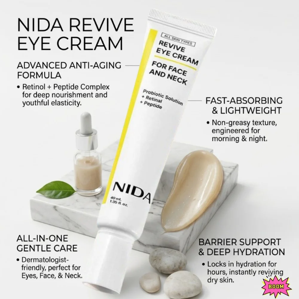 NIDA Retinol Peptide Eye Cream Anti Wrinkle Anti Aging Remove Dark Circles Fine Lines Firming Lifting Facial  Skin Care