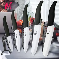 Ceramic Knives Kitchen Knives 3 4 5 6 inch Chef Knife Bread knife White Zirconia Blade Multi-color Handle High Quality