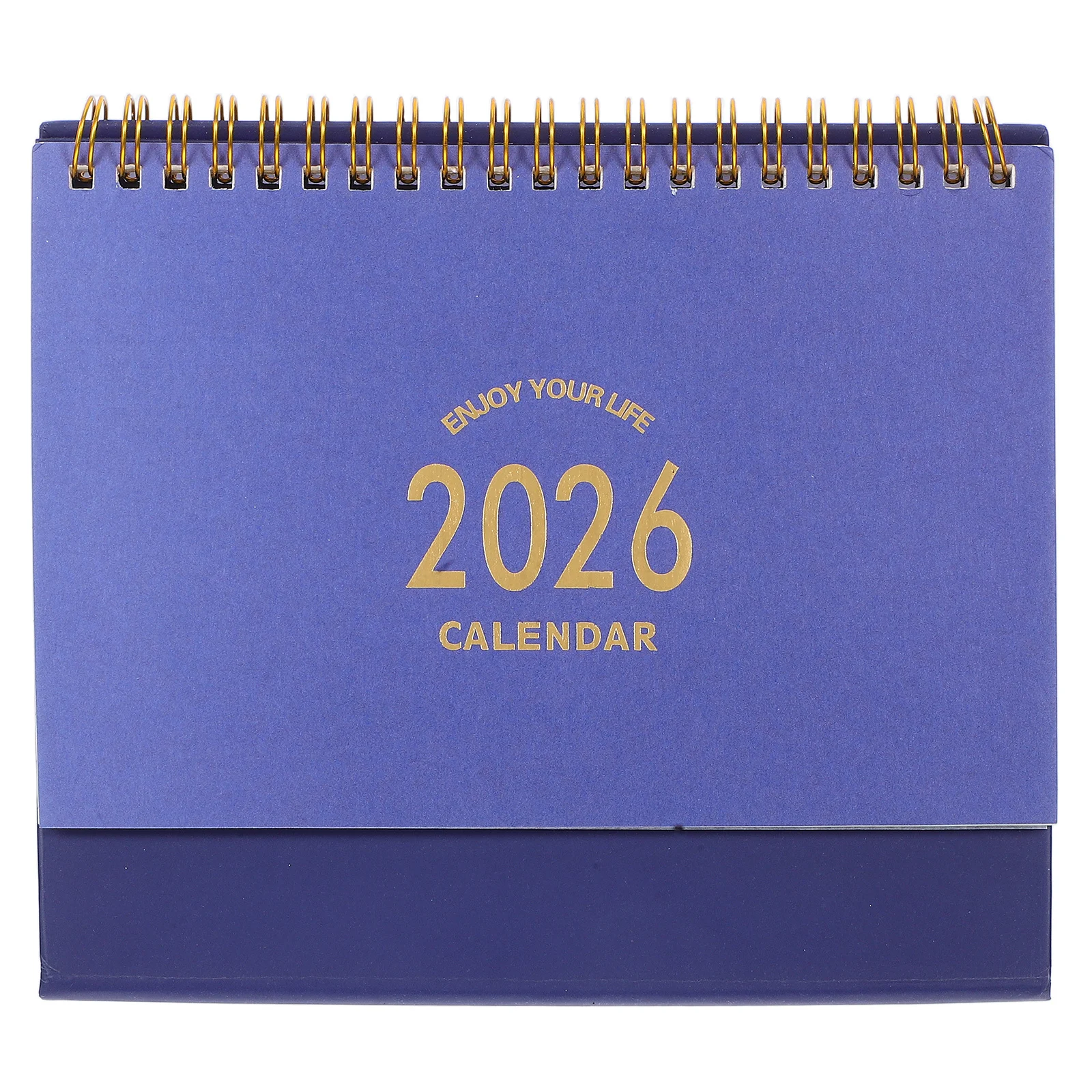 

2026 Mini Standing Flip Desktop Calendar Minimalist Small Desk Planner For Office Home Year Round Organizer Paper With