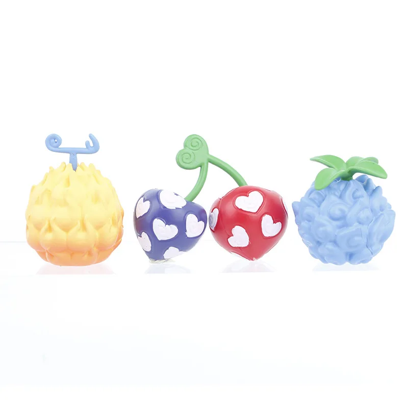 12pcs/set One Piece Devil Fruit Figures Pvc Model Toys