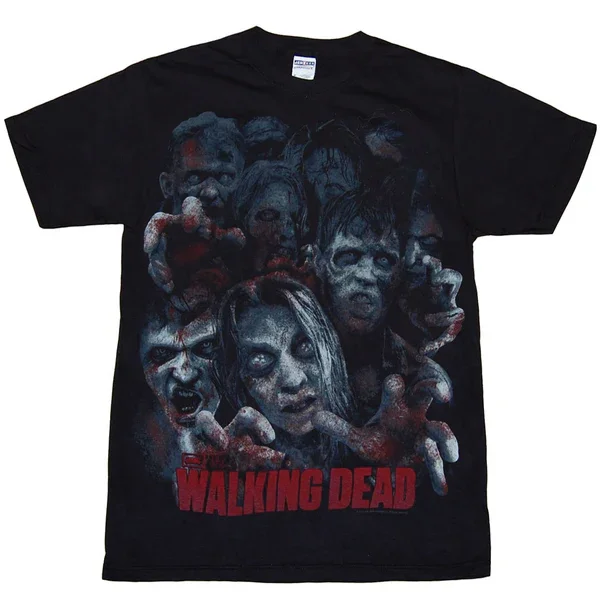 Horror TV Series The Walking Dead 3D Print Men's T-shirt Fashion Men Women Short Sleeve T shirt Casual Daily Top Summer Clothing