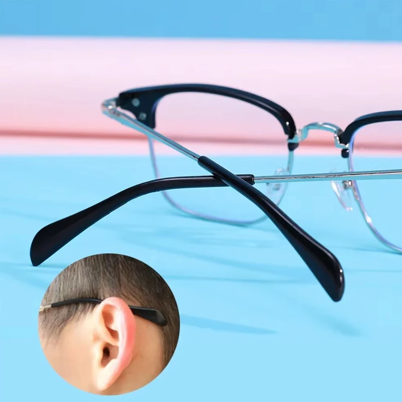 3 Pairs/Set Silicone Non-Slip Glasses Leg Covers Non-Slip Ear Hook Bracket Sunglasses Glasses Leg Temple Covers Earmuffs - view 2
