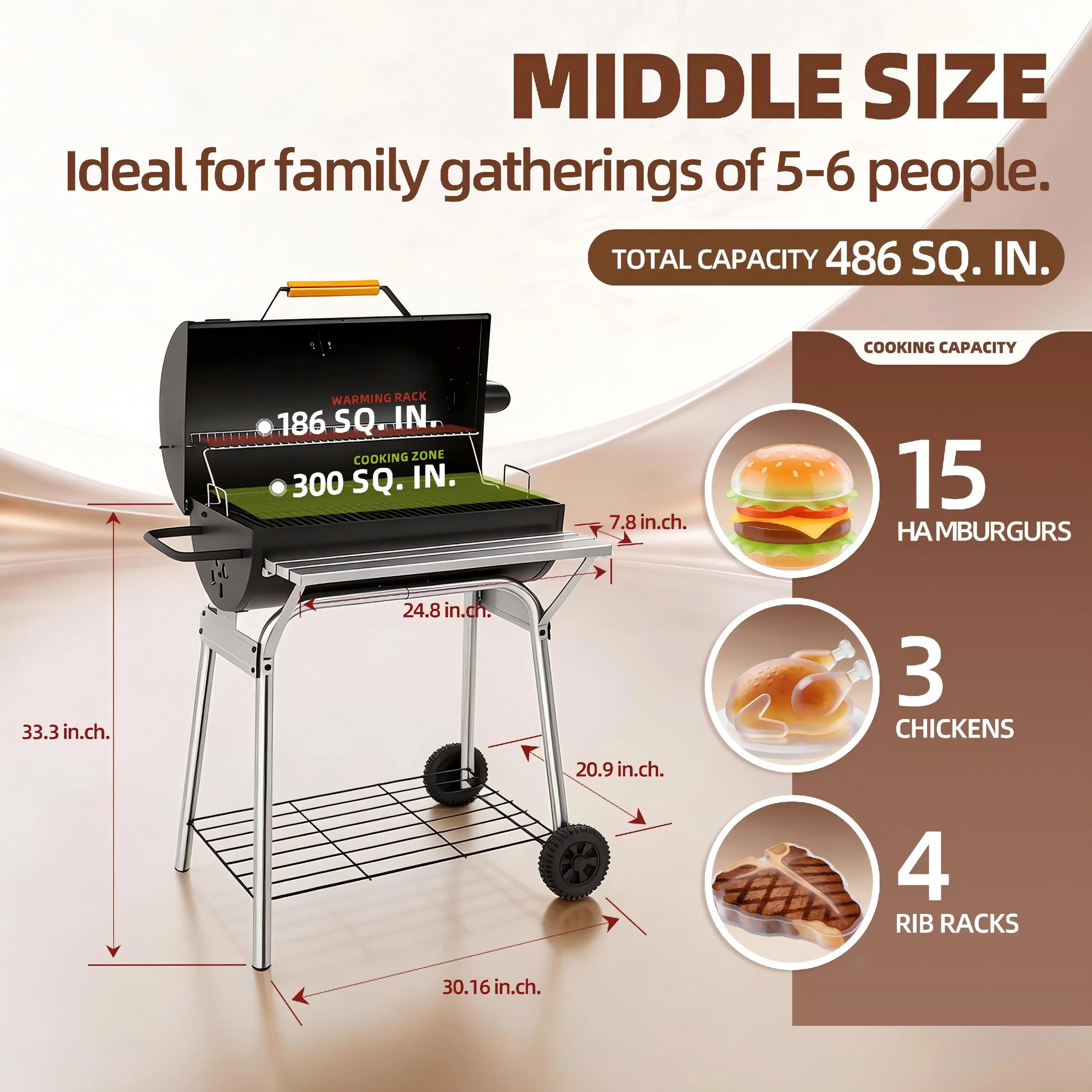 IRONYAK Barrel Charcoal Grill, - đánh giá và giá Camping Cooking Cast Iron