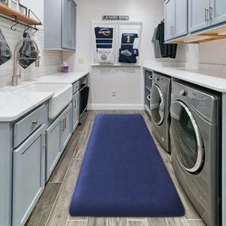 Thickened absorbent laundry room floor mat flannel quick-drying non-slip foot mat thickened long strip kitchen mat bathroom mat