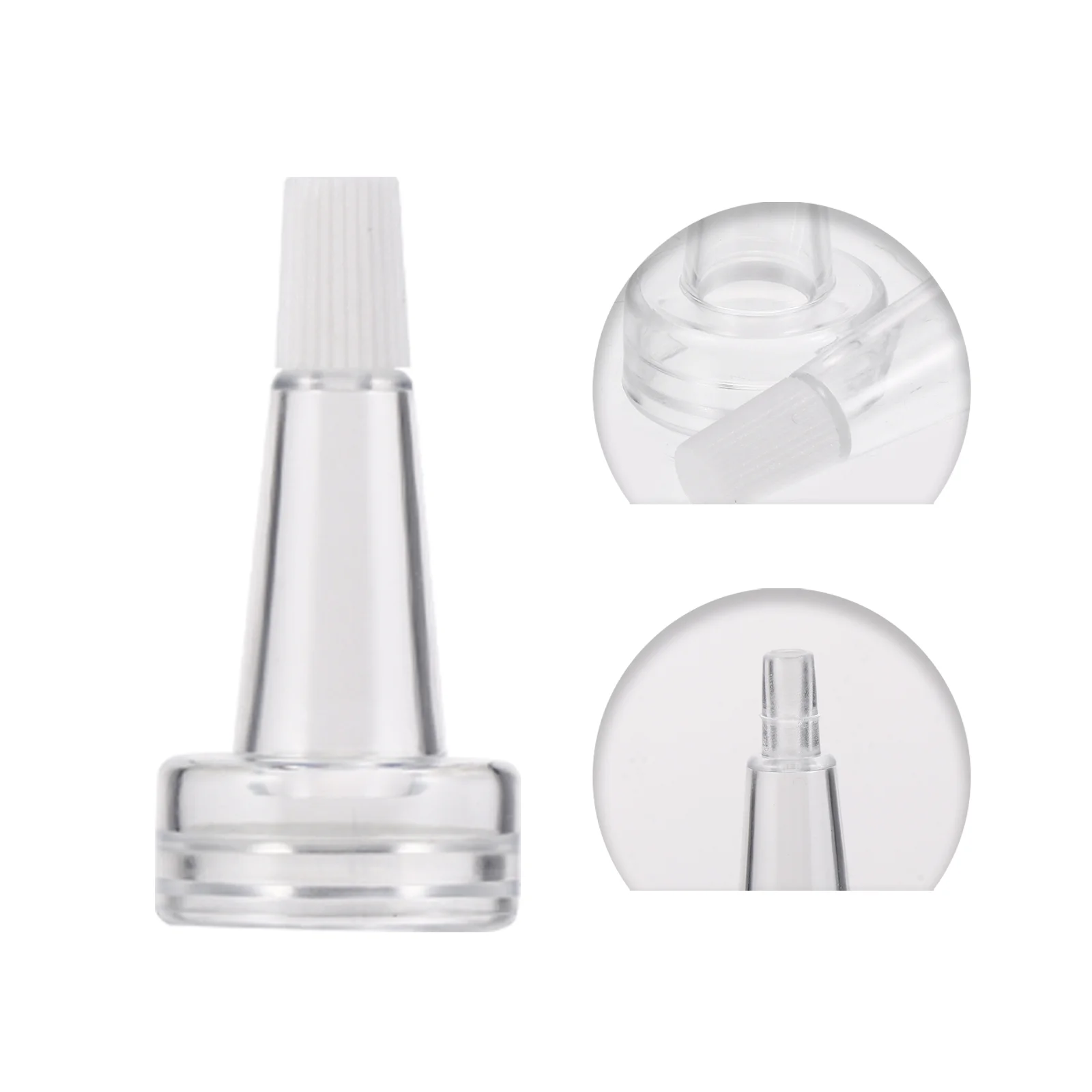 Containers Essence Bottle Trumpet Head Droppers Horn Shape Cap Vial Cute Clear Water