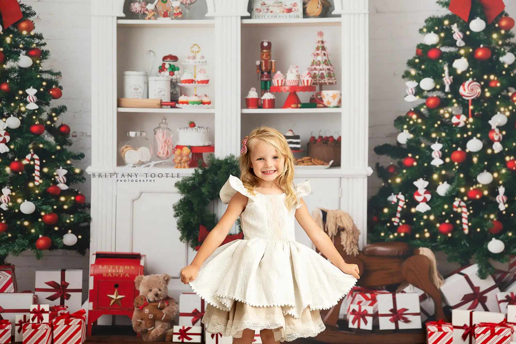 Weihnachts ferien Fotografie Hintergrund Schrank Geschenke Weihnachts bäume Kinder Baby Fototermin Dekore Festival Party Hintergrund