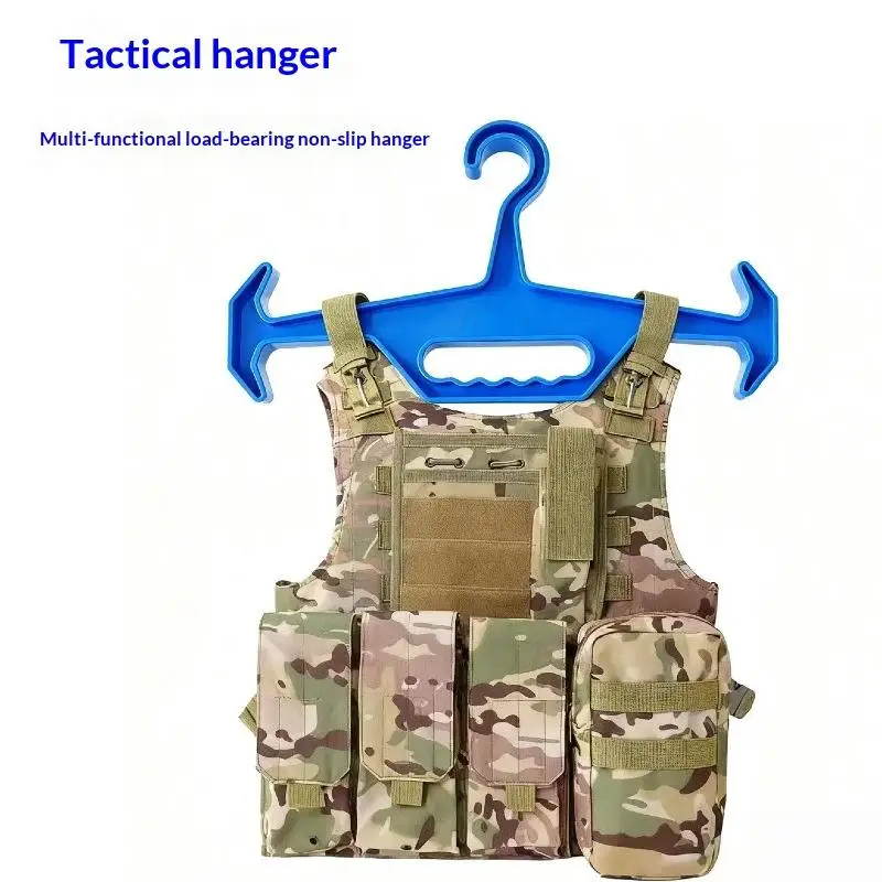 Heavy Duty Hanger Hunting Tactical Vest Hanger Diving Suits Paintball Airsoft Equipment Display Rack【Homeclub】 view 4