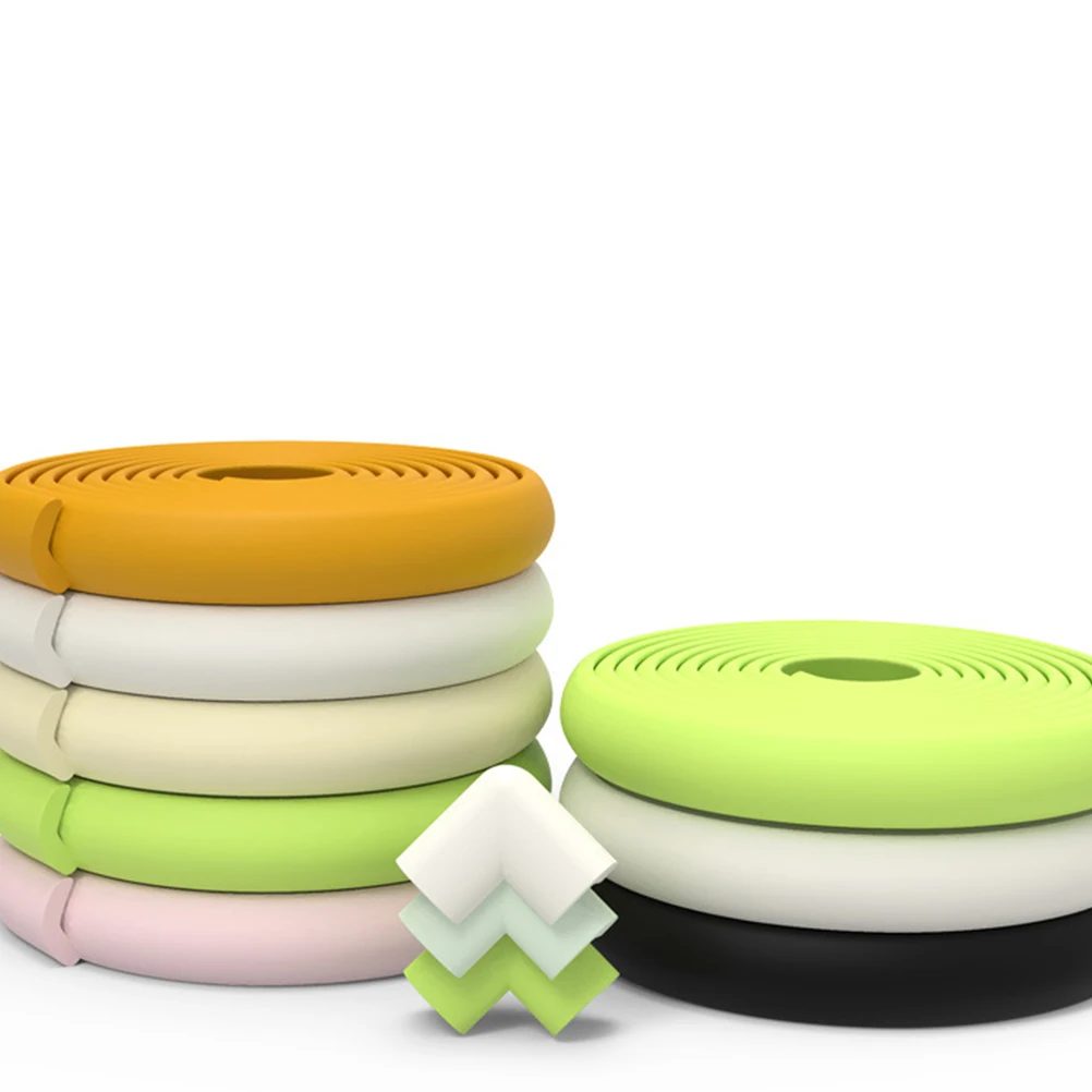 شرائط مضادة للتصادم بطول 6 أمتار للطفل Nbr لحماية الحواف لزوايا الأثاث للاستخدام المنزلي باللون الأخضر الفاتح #1