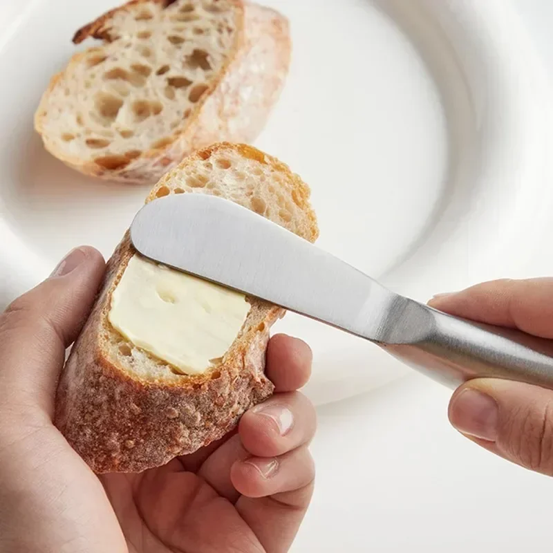 Stainless Steel Butter Cutter Portable Cheese Knife Bread Jam Spreaders Wipe Multi-purpose Western Food Tableware Kitchen Gadget