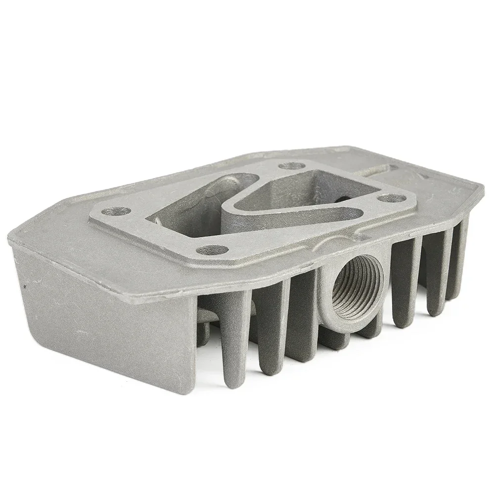 

Air Compressor Parts Cylinder Head Garden Spare Parts Air Tools 1 Pcs 48mm X 72mm Accessories G1/2in Thread Grey