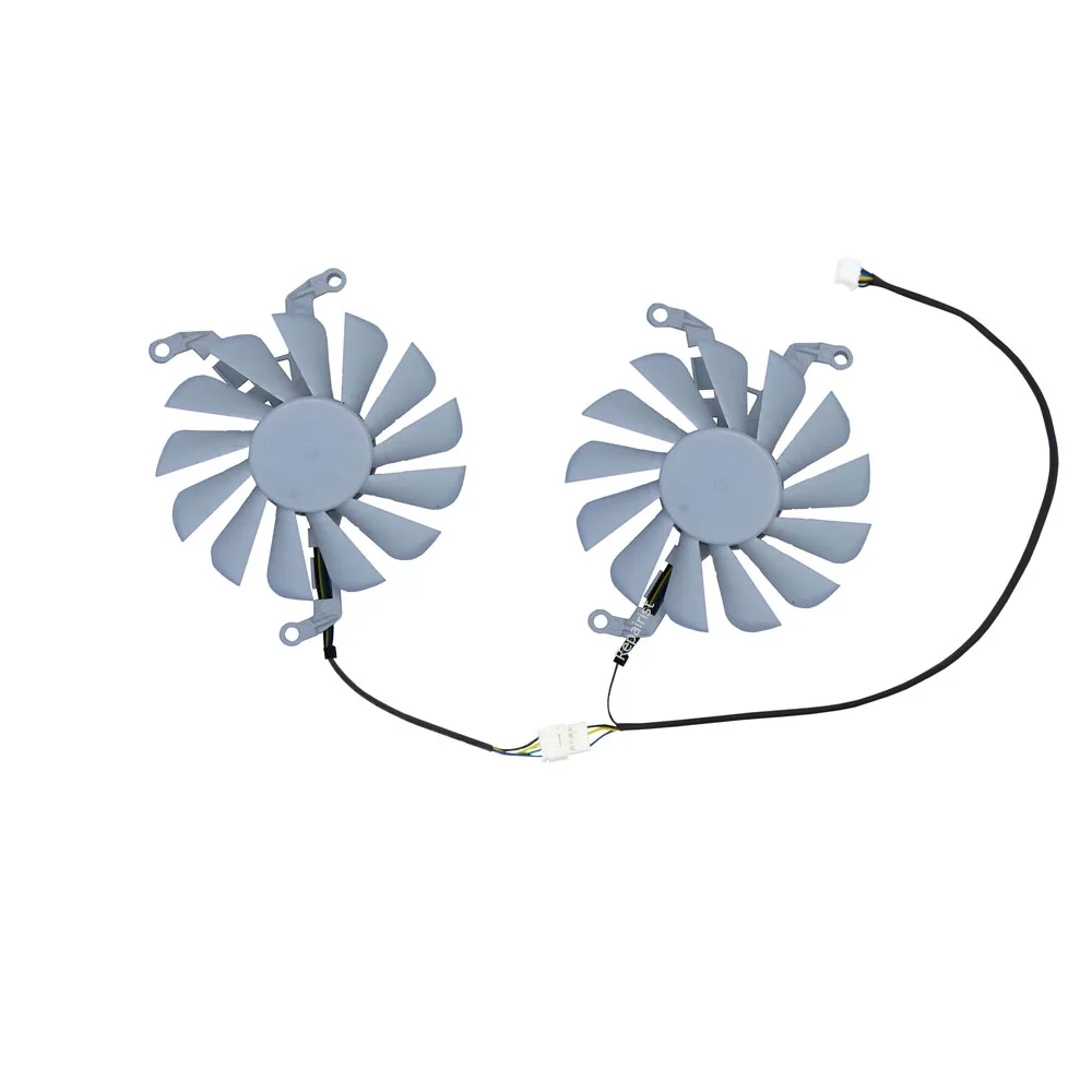 Graphics Card Cooling Video Cards Fan VGA Cooler CSH9015BS For MANCER RX5500XT 8g,T129215SU For PELADN 5500XT 8GB,2Pcs/Set view 2