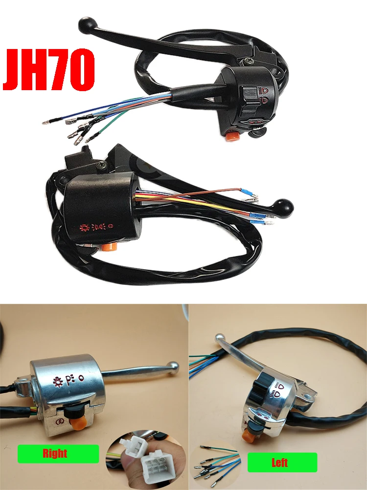 Motorcycle Handle Switches for Honda Jialing Lifan Loncin Dayang for JH70 CD70 C70 JL70 ST70 LF70 Signal Control Button Switch