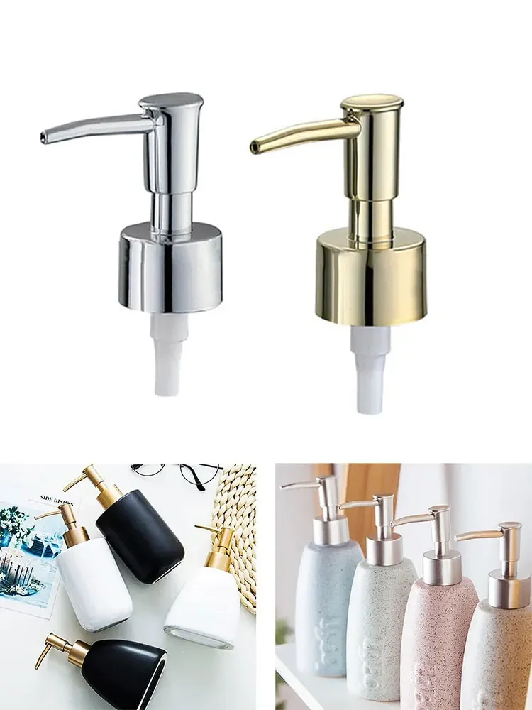 ABS Plastic Soap Dispenser Pump Head Press Pump Head Spring Pump Head Liquid Pump Lotion Skin Care Products Travel Essential