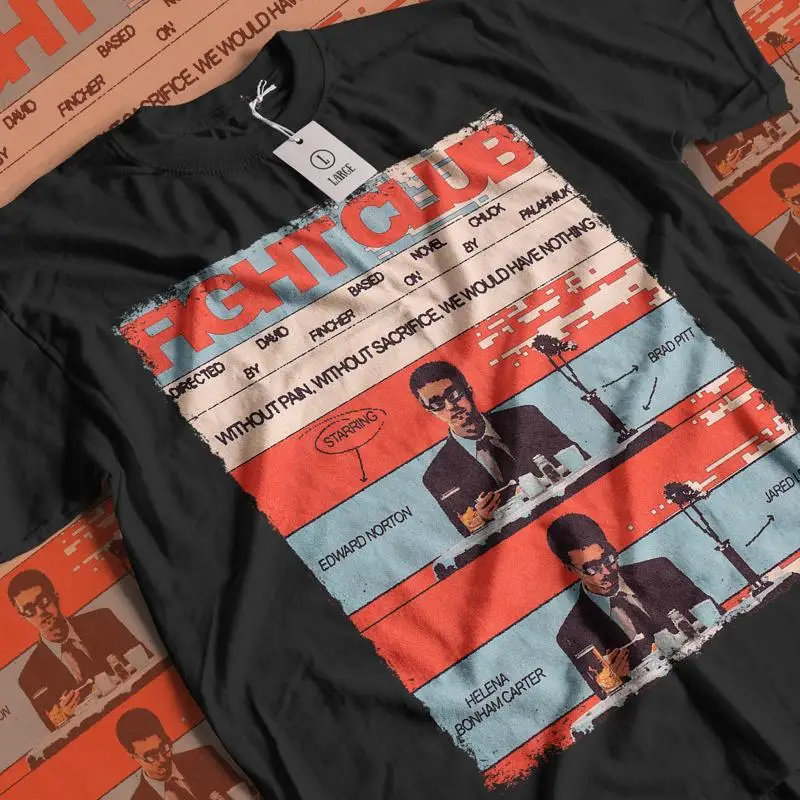 

Aesthetic Fight Club Vintage Movie Streetwear Classic T Shirt