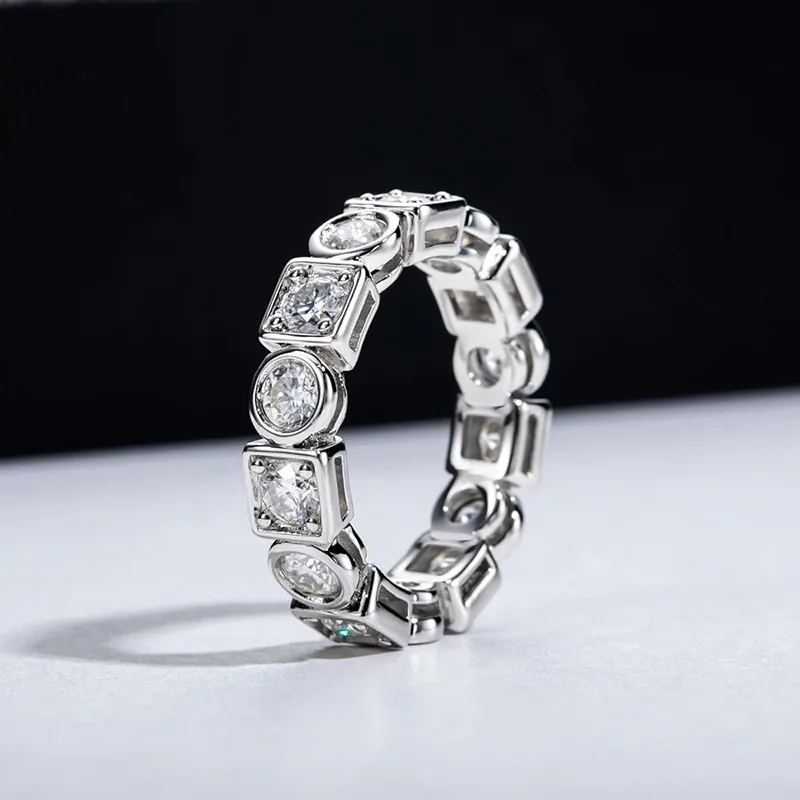 New Arrival Fashion Jewelry Micro-set Zircon Delicate Rings for Wowman