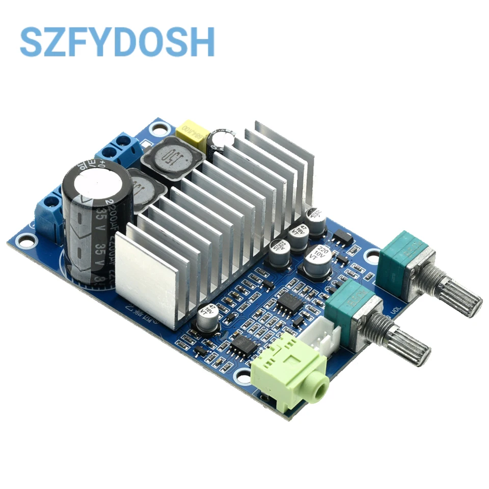 TPA3116D2 Mono Digital Amplifier Board 12-24V Subwoofer Audio Power Amp For Home Car Speakers DIY