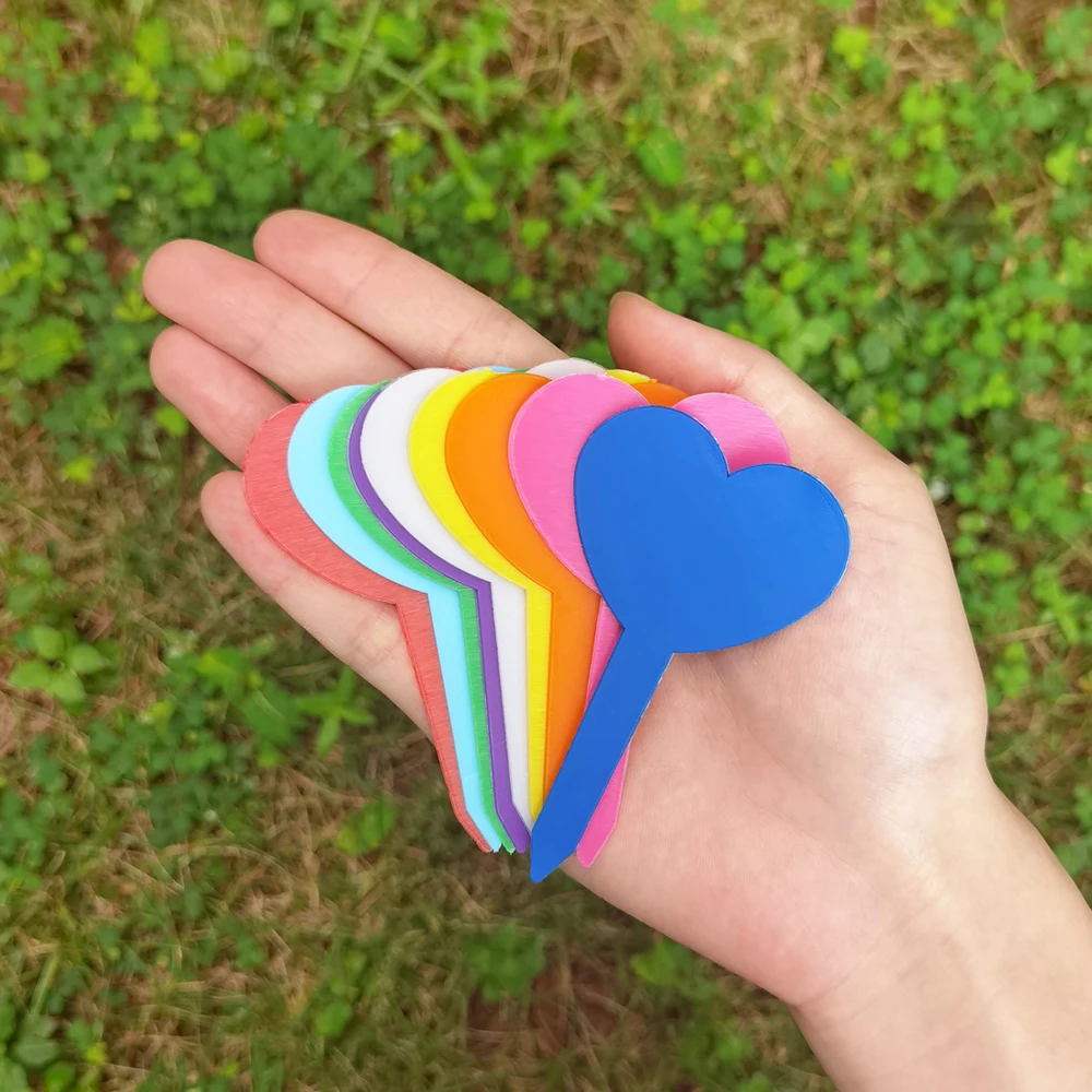 50PCS Waterproof Garden Plant Labels Plastic Tags Nursery Markers Flower Pots Seedling Write Sign Mark DIY Garden Decor Tools