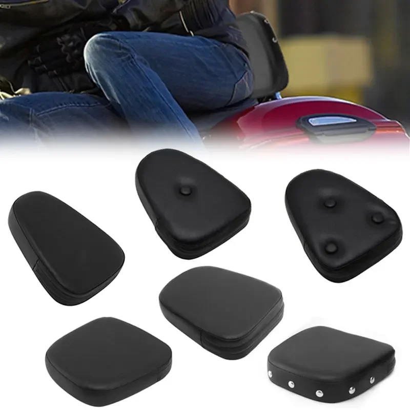 Black Motorcycle Universal Back Rest Passenger Backrest Pad Pads For Harley For Kawasaki For Honda For Suzuki For Yamaka For BMW