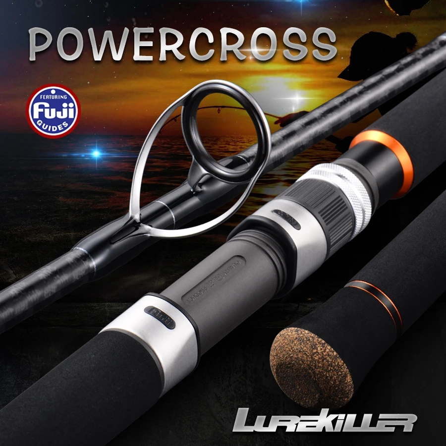 Lurekiller Carbon Shore Jigging Rod POWERCROSS 96MH/96H 40-80g/60-120g Fuji Parts Saltwater Ocean Fishing Rod Spinning rod