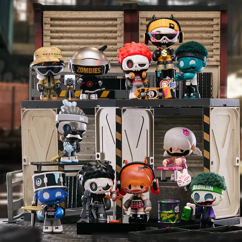 

Original Spot Model Culture Mr. Bone Mr. Junior2 Biochemical Block Series Blind Box Ornament Halloween Gift Mystery Box