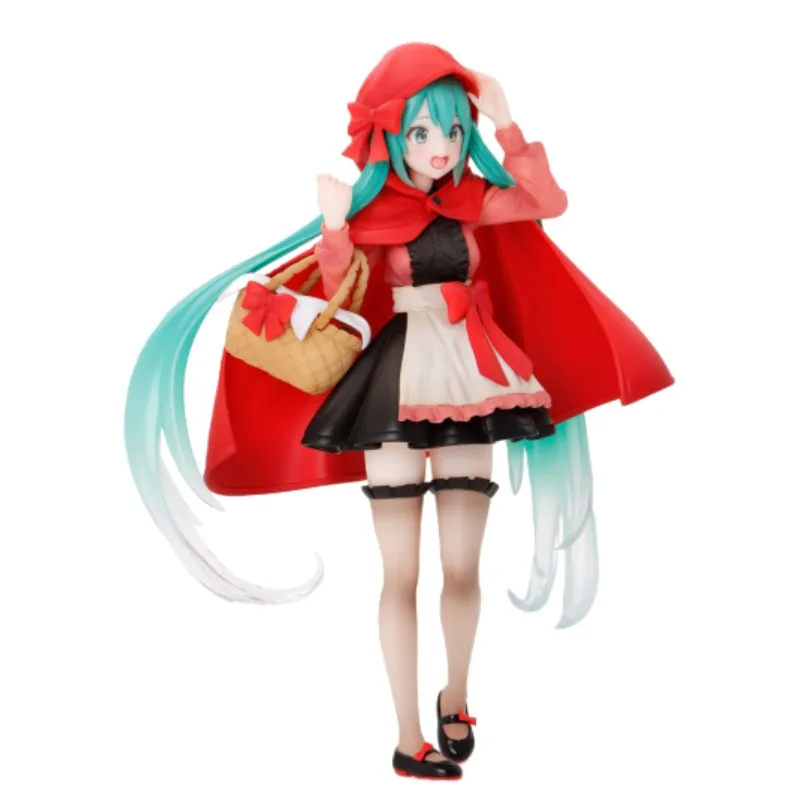新品本物のバンダイ-taito-初音ミク-miku-赤ずきんちゃん赤いマントフィギュアギフト装飾品在庫あり