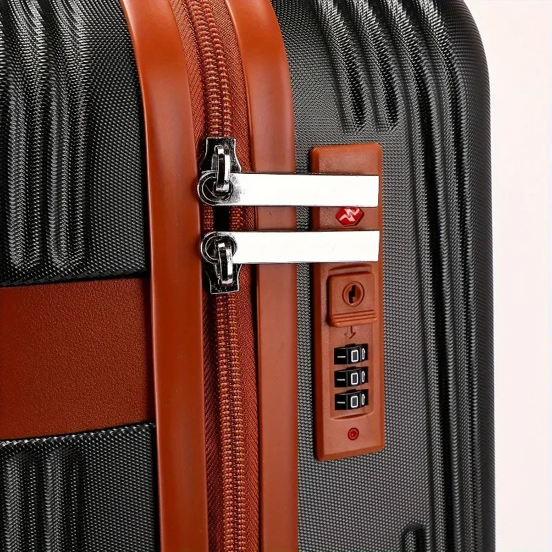 Four-piece ABS Trolley Case 13+20+24+28 Inch Explosion-proof Zipper Universal Wheel Luggage Suitcase Trolley Case