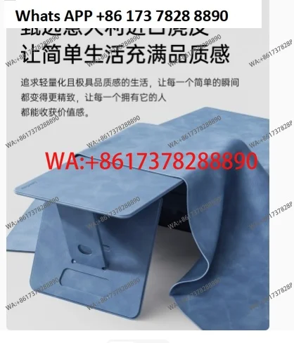 Portable Folding Table - Mini Laptop Desk for Bed, Sofa, Travel, Office & Study, Lightweight Card Table for Eating/Writing
